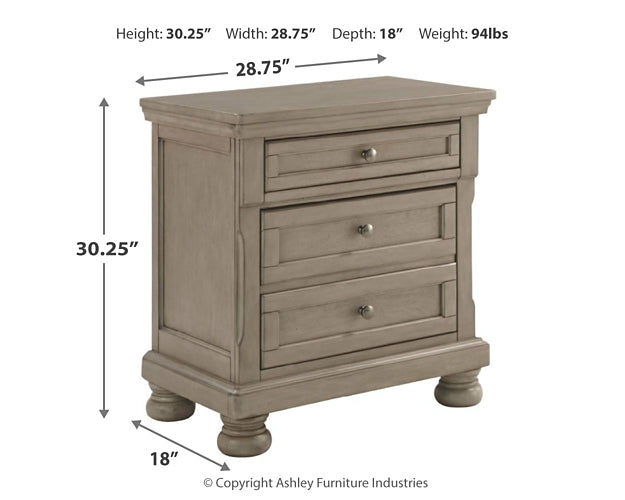 Lettner California King Panel Bed with Mirrored Dresser, Chest and Nightstand Royal Furniture