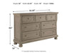 Lettner King Panel Bed with Dresser Royal Furniture