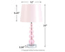 Letty Crystal Table Lamp (1/CN) Royal Furniture