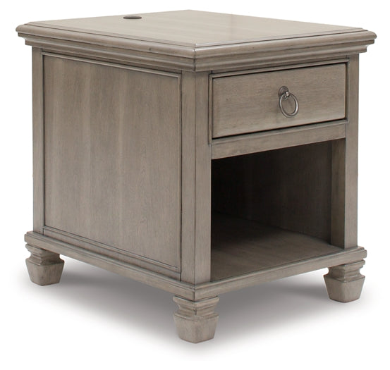 Lexorne Rectangular End Table Royal Furniture