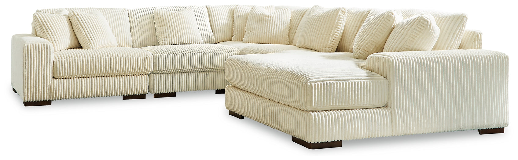 Lindyn 5-Piece Sectional with Ottoman Royal Furniture