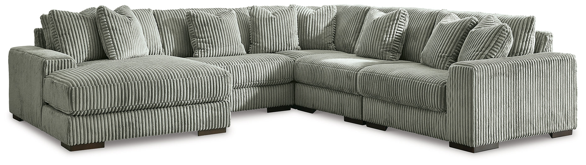 Lindyn 5-Piece Sectional with Ottoman Royal Furniture