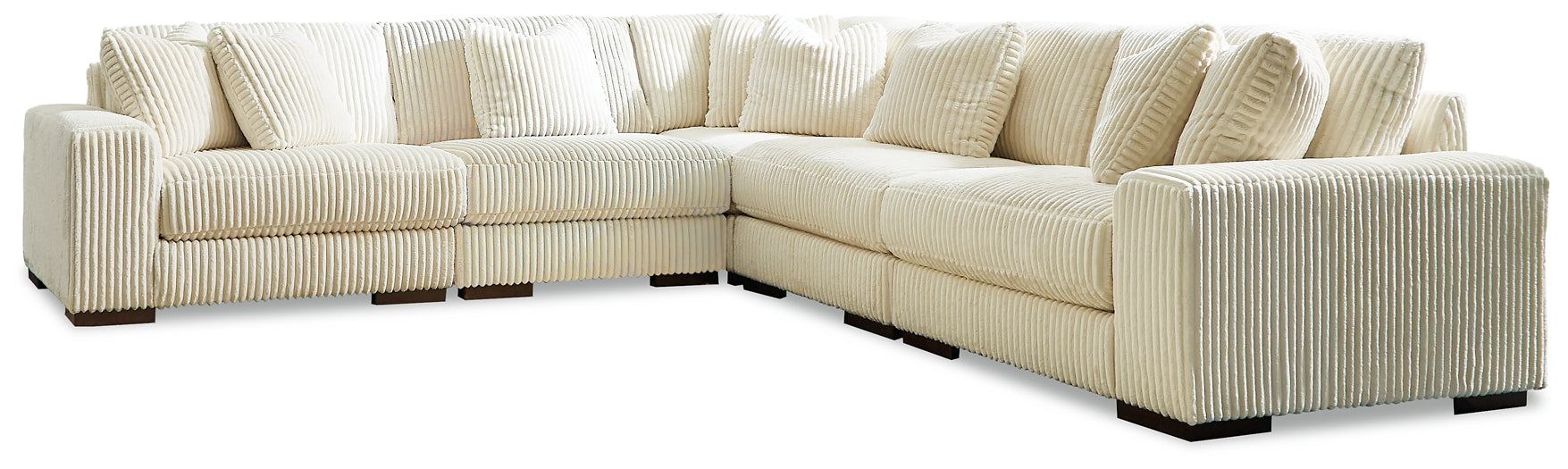 Lindyn 5-Piece Sectional with Ottoman Royal Furniture