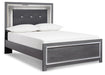 Lodanna Full Panel Bed with Mirrored Dresser, Chest and Nightstand Royal Furniture