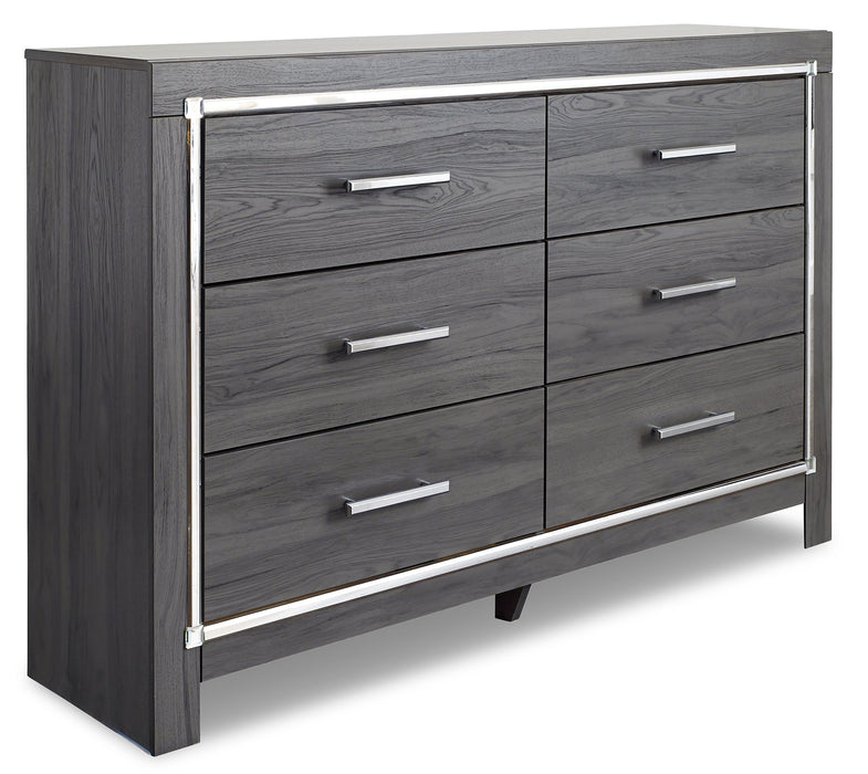 Lodanna King Panel Bed with Dresser Royal Furniture