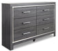 Lodanna King Panel Bed with Dresser Royal Furniture