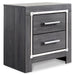 Lodanna King Panel Bed with Mirrored Dresser, Chest and 2 Nightstands Royal Furniture