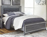 Lodanna Queen Panel Bed with Mirrored Dresser and Nightstand Royal Furniture