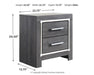 Lodanna Two Drawer Night Stand Royal Furniture