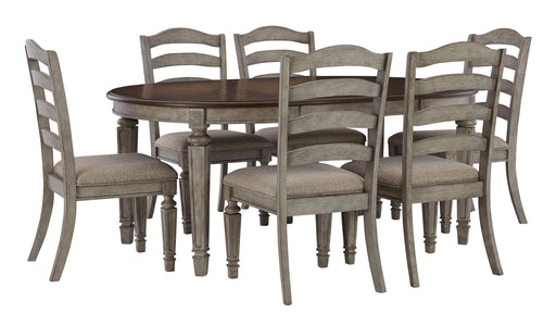 Lodenbay Dining Table and 6 Chairs Royal Furniture