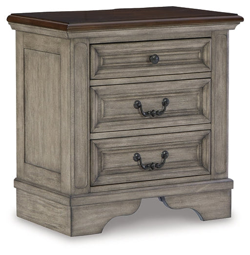 Lodenbay Three Drawer Night Stand Royal Furniture