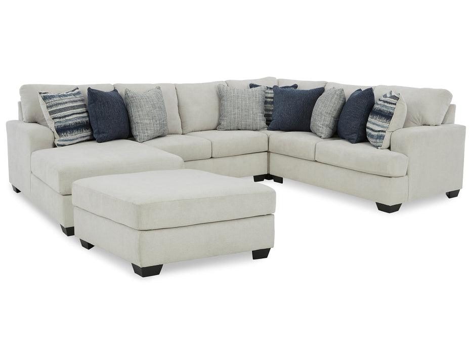 Lowder 4-Piece Sectional with Ottoman Royal Furniture