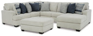 Lowder 4-Piece Sectional with Ottoman Royal Furniture