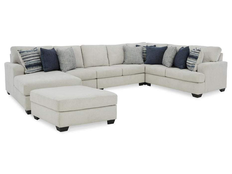 Lowder 5-Piece Sectional with Ottoman Royal Furniture