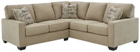 Lucina 2-Piece Sectional with Ottoman Royal Furniture