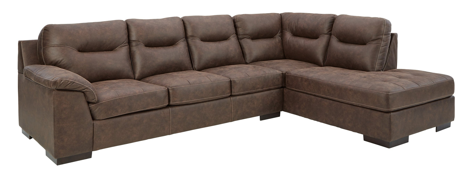 Maderla 2-Piece Sectional with Ottoman Royal Furniture