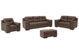 Maderla Sofa, Loveseat, Chair and Ottoman Royal Furniture