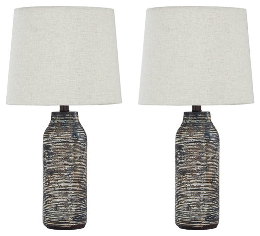 Mahima Paper Table Lamp (2/CN) Royal Furniture