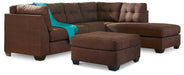 Maier 2-Piece Sectional with Ottoman Royal Furniture