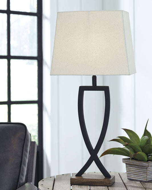 Makara Metal Table Lamp (2/CN) Royal Furniture