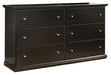 Maribel Full Panel Headboard with Dresser Royal Furniture