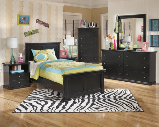 Maribel Twin Panel Bed with Dresser Royal Furniture