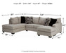 Megginson 2-Piece Sectional with Chair and Ottoman Royal Furniture