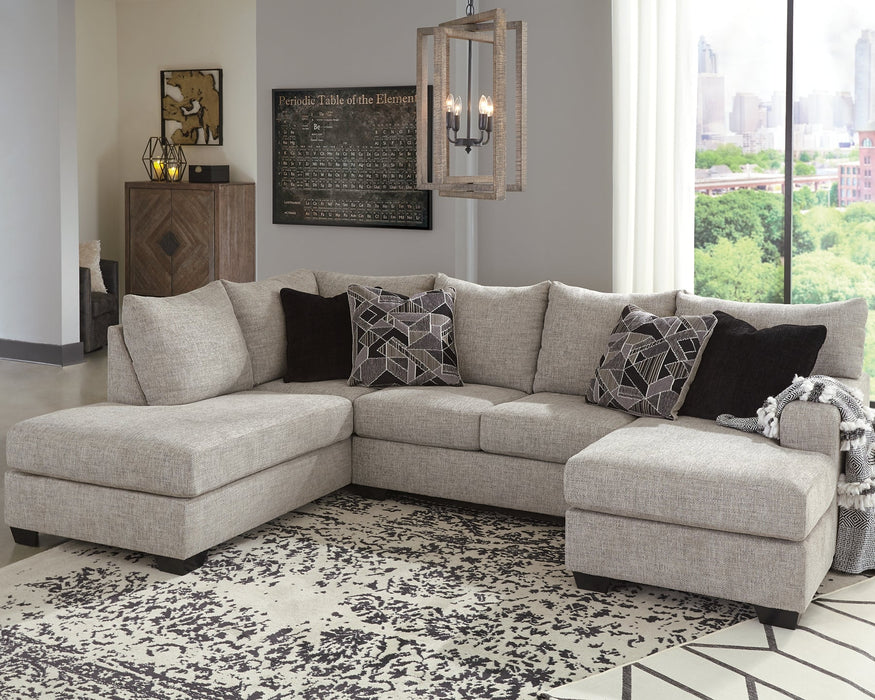 Megginson 2-Piece Sectional with Chair and Ottoman Royal Furniture