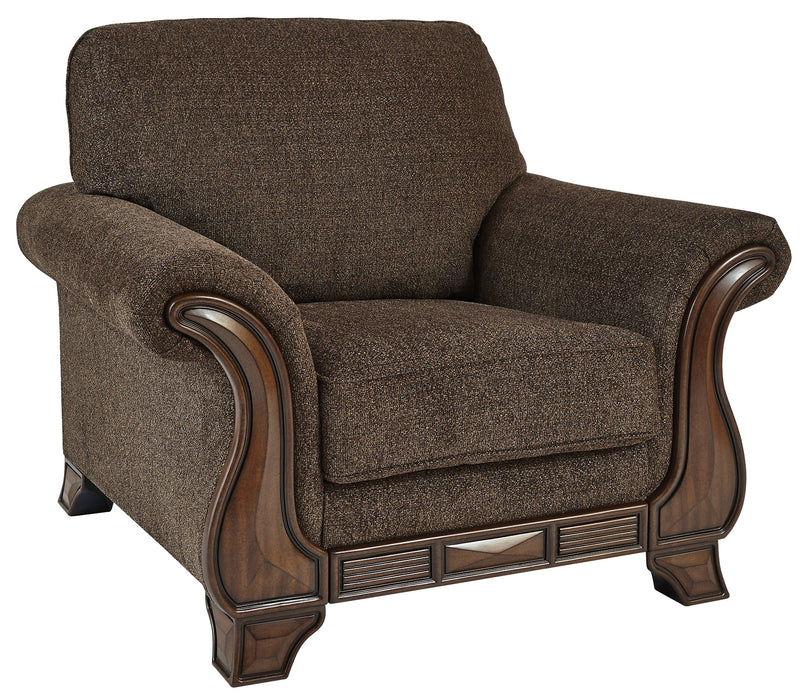 Miltonwood Chair and Ottoman Royal Furniture