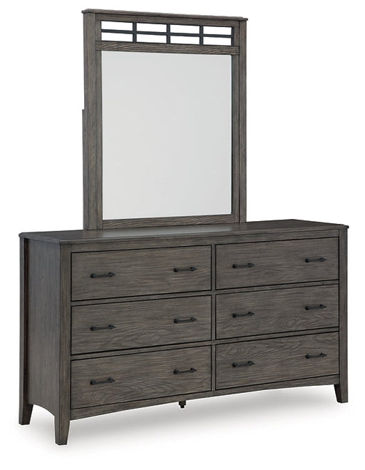 Montillan Dresser and Mirror Royal Furniture