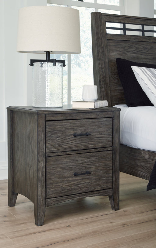 Montillan Two Drawer Night Stand Royal Furniture