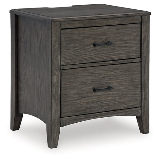 Montillan Two Drawer Night Stand Royal Furniture