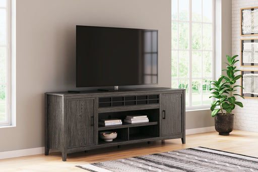 Montillan XL TV Stand w/Fireplace Option Royal Furniture