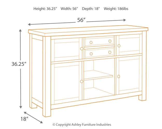 Moriville Dining Room Server Royal Furniture