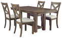 Moriville Dining Table and 4 Chairs Royal Furniture