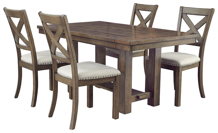 Moriville Dining Table and 4 Chairs Royal Furniture