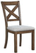 Moriville Dining Table and 4 Chairs and Bench Royal Furniture