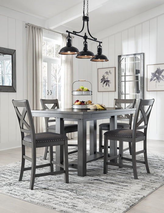 Myshanna Dining Table and 4 Chairs Royal Furniture