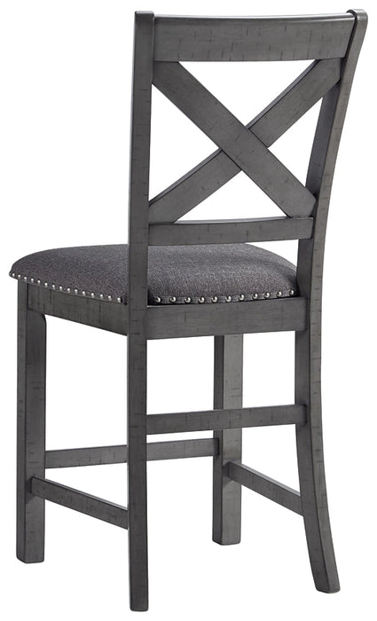 Myshanna Upholstered Barstool (2/CN) Royal Furniture