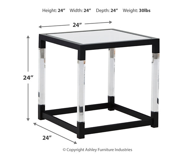 Nallynx Square End Table Royal Furniture