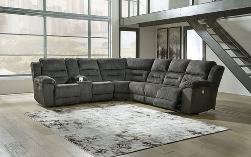 Nettington 4-Piece Power Reclining Sectional Royal Furniture