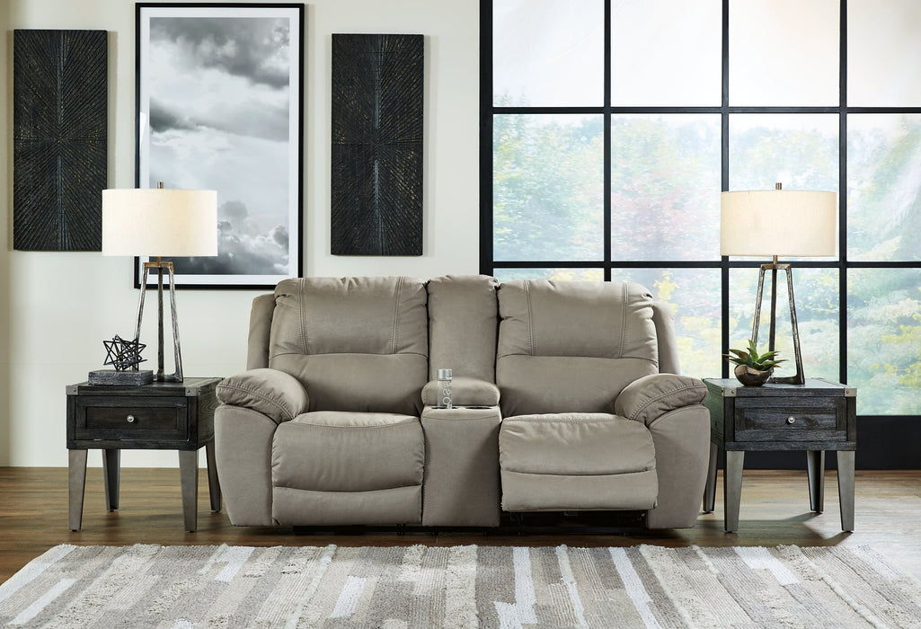 Next-Gen Gaucho DBL Rec Loveseat w/Console Royal Furniture