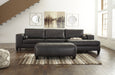 Nokomis 2-Piece Sectional with Ottoman Royal Furniture