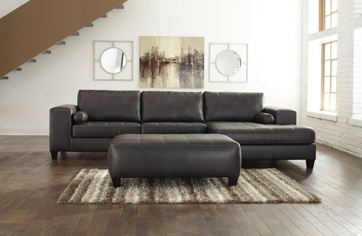 Nokomis 2-Piece Sectional with Ottoman Royal Furniture