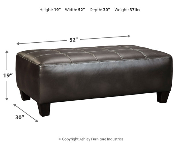 Nokomis 2-Piece Sectional with Ottoman Royal Furniture