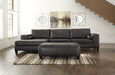 Nokomis 2-Piece Sectional with Ottoman Royal Furniture