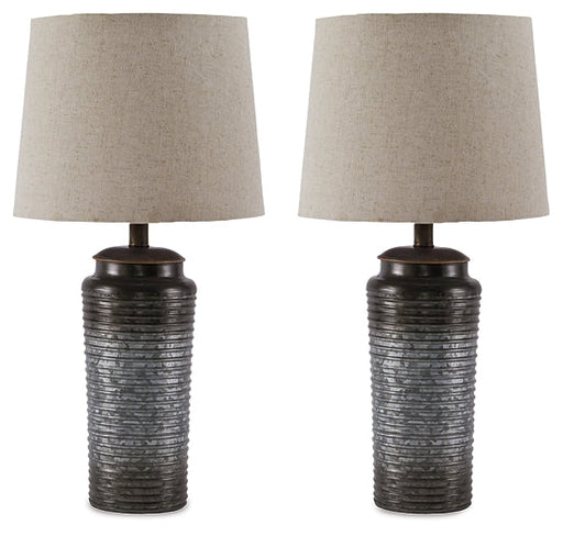 Norbert Metal Table Lamp (2/CN) Royal Furniture