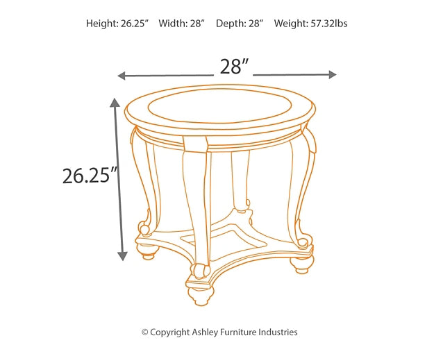 Norcastle 2 End Tables Royal Furniture