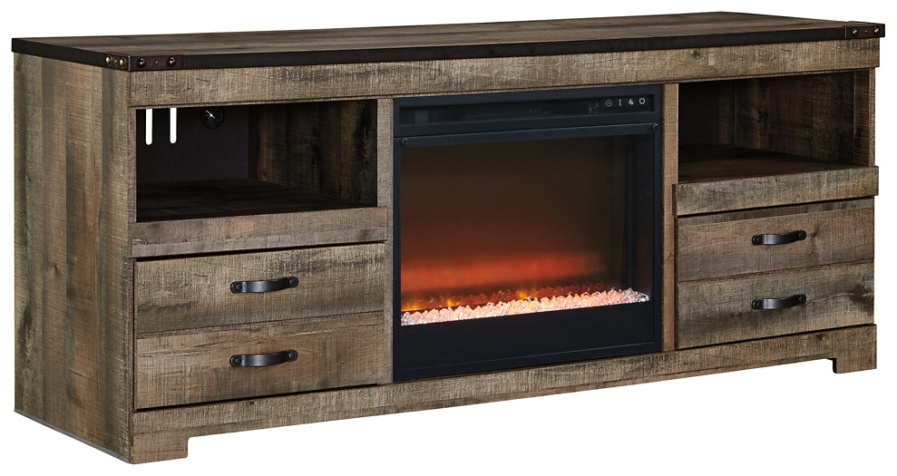 Trinell 63" TV Stand with Electric Fireplace