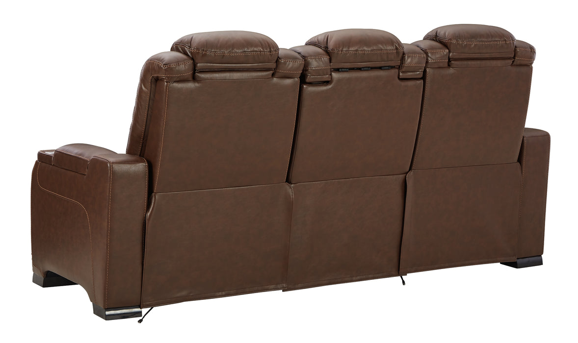 The Man-Den PWR REC Sofa with ADJ Headrest